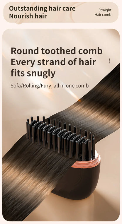 MYRA™ SmoothGo – Mini Heating Brush for Smoothing & Taming