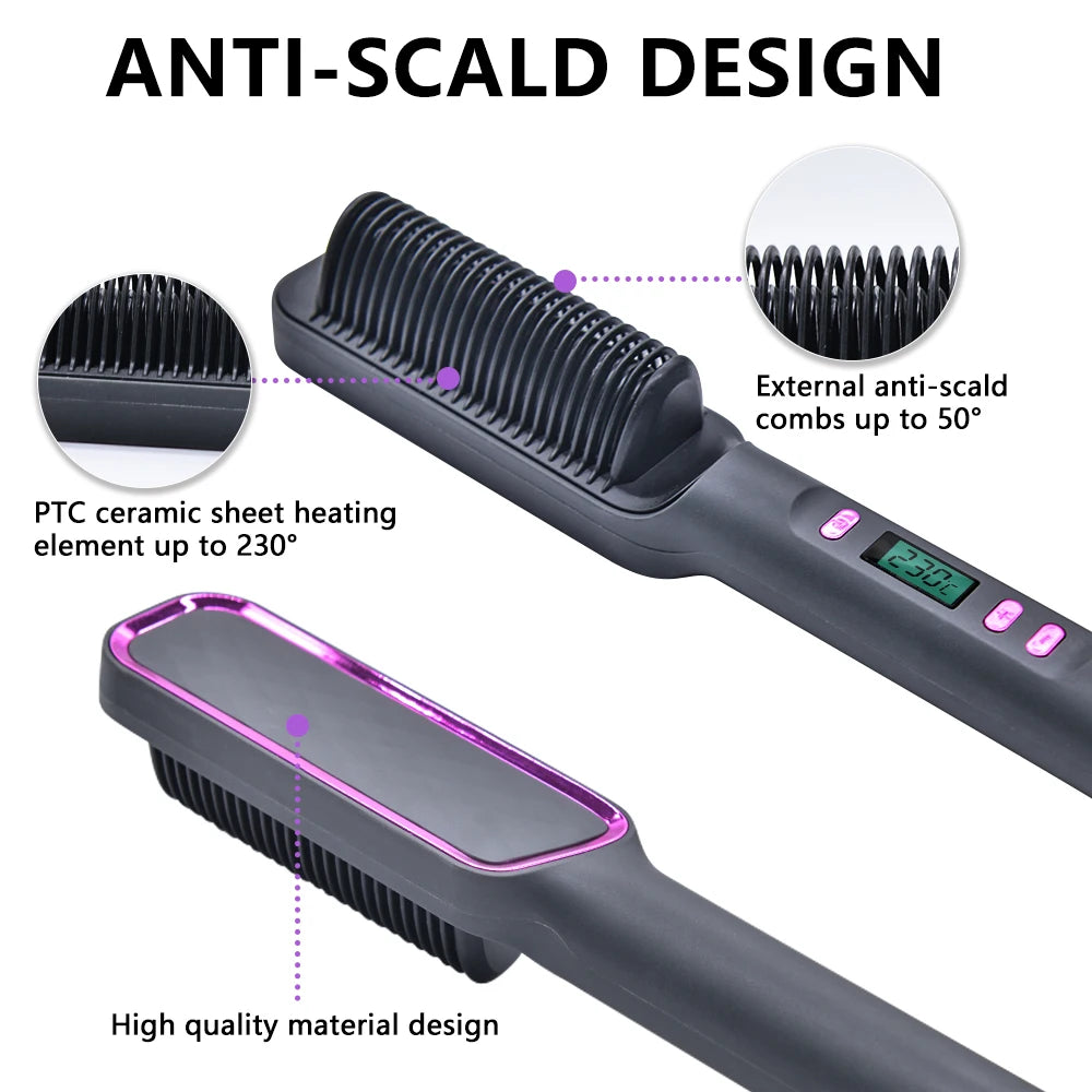 MYRA™ – Professional heated ionic smoothing brush