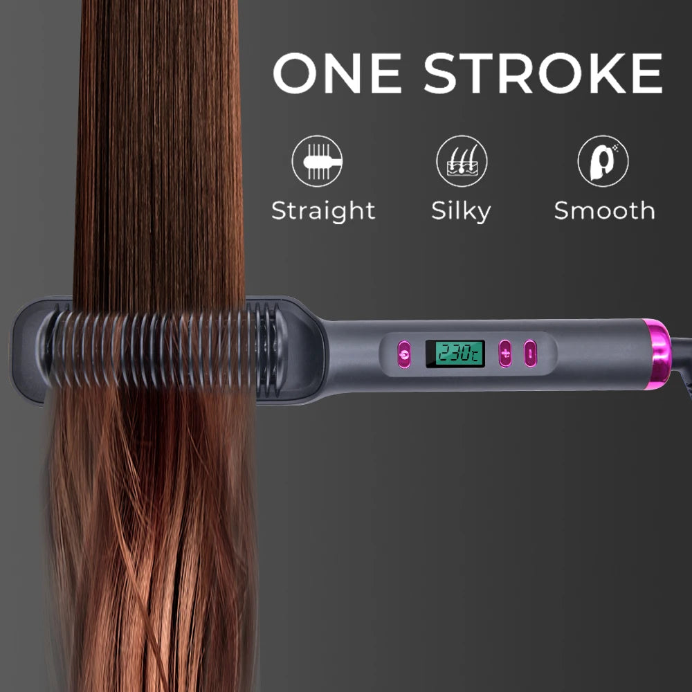 MYRA™ – Professional heated ionic smoothing brush
