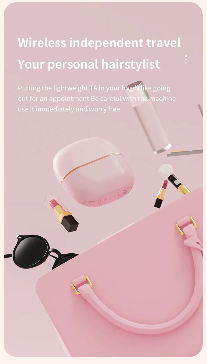 MYRA™ SmoothGo – Mini Heating Brush for Smoothing & Taming