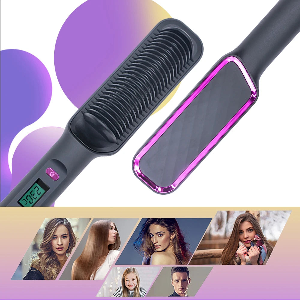 MYRA™ – Professional heated ionic smoothing brush