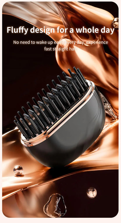 MYRA™ SmoothGo – Mini Heating Brush for Smoothing & Taming