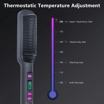 MYRA™ – Professional heated ionic smoothing brush