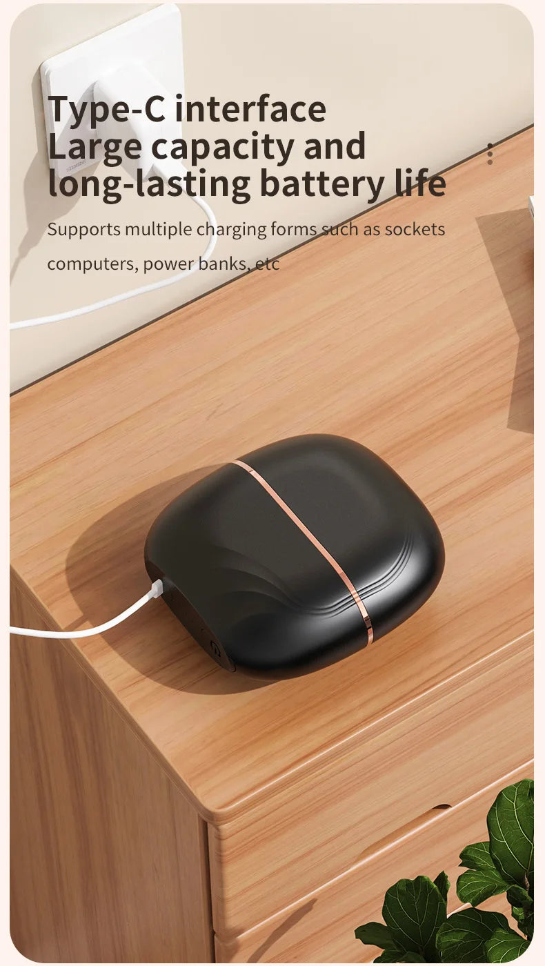 MYRA™ SmoothGo – Mini Heating Brush for Smoothing & Taming