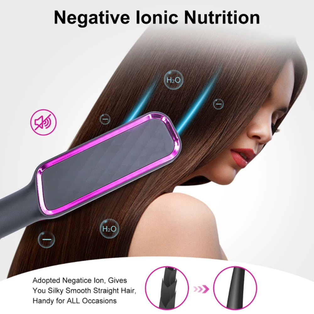 MYRA™ – Professional heated ionic smoothing brush