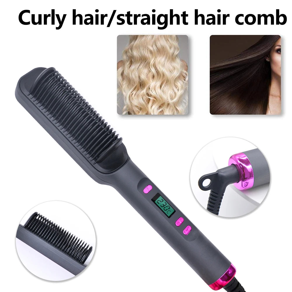 MYRA™ – Professional heated ionic smoothing brush